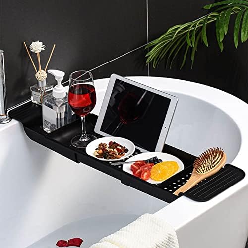 Flexman Plastic Bathtub Tray with Retractable Draining Design 1