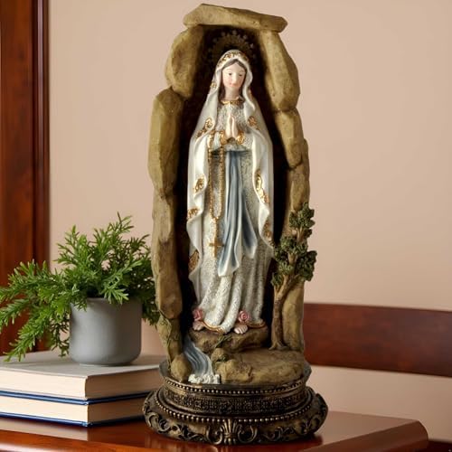 PlentifulHome Bleesed Virgin Mary Statue 125 Inch