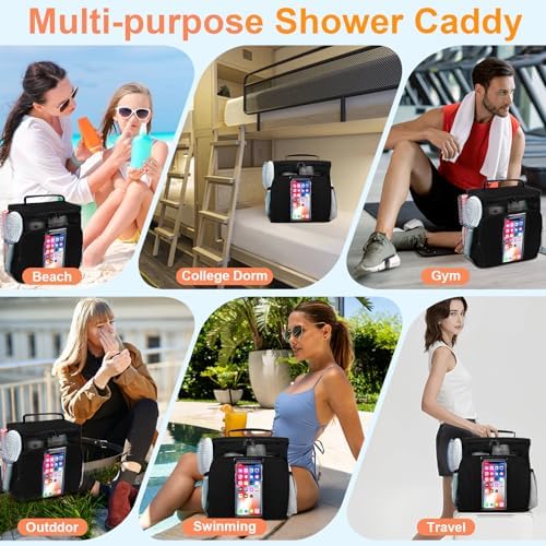 BAIMAY Quick Dry Mesh Shower Caddy for Dorm Travel