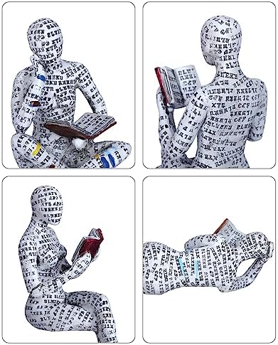 Dawbun Pulp Reading Women Figurine Statue 1