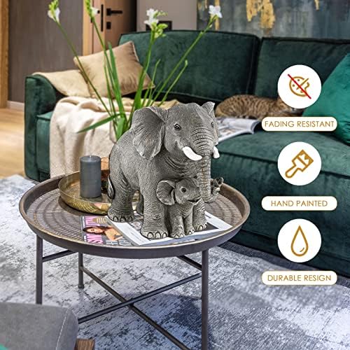 Ylncicn Elephant Statue - Large Grey Home Decor