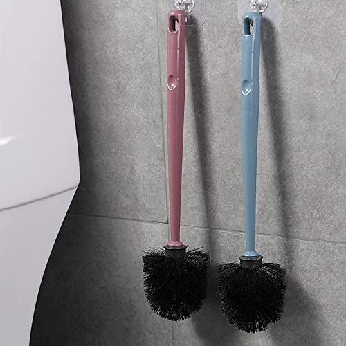 Eco-Friendly Toilet Brush with Long Handle and Hanging Design