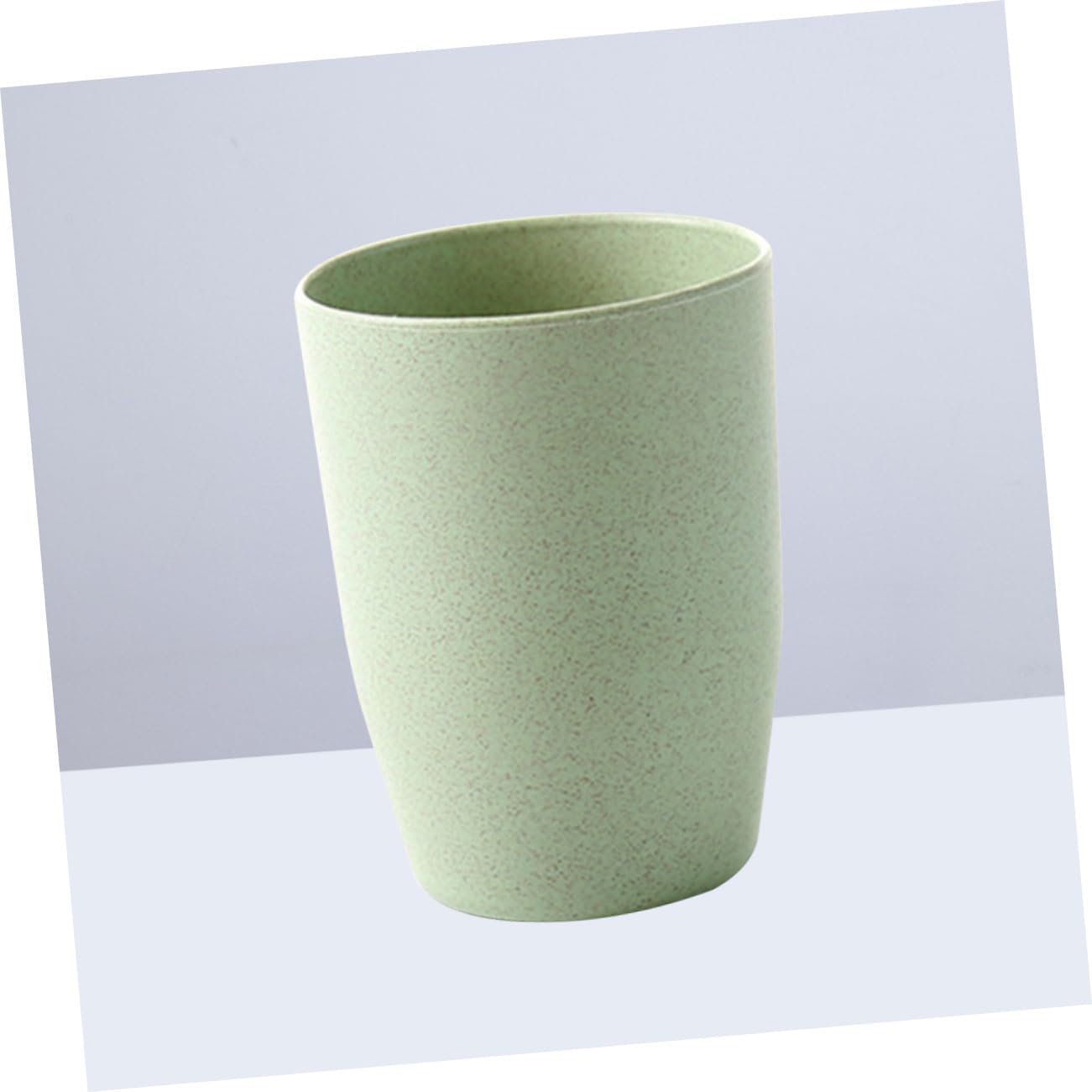 ETHZZLE Wheat Straw Bathroom Rinsing Mug
