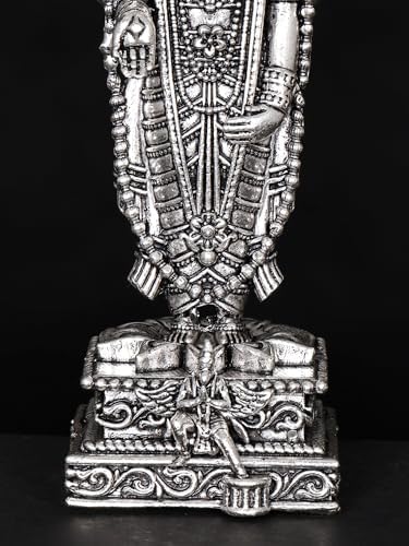 Superfine Lord Tirupati Balaji Brass Statue with Garuda Base