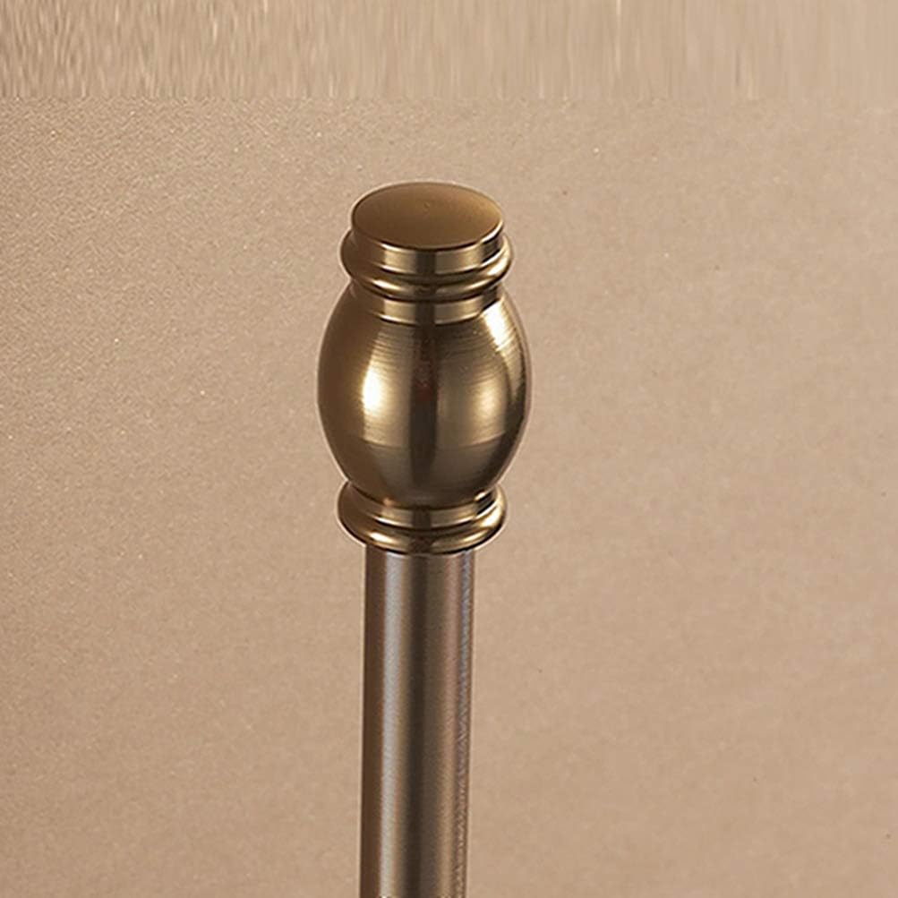 LUDSUY Space Brushed Aluminum Bronze Toilet Set with Frosted Glass Stems 1