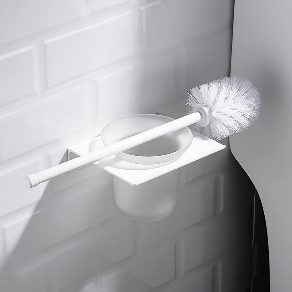 Modern Toilet Brush with Wall Mount Holder Set