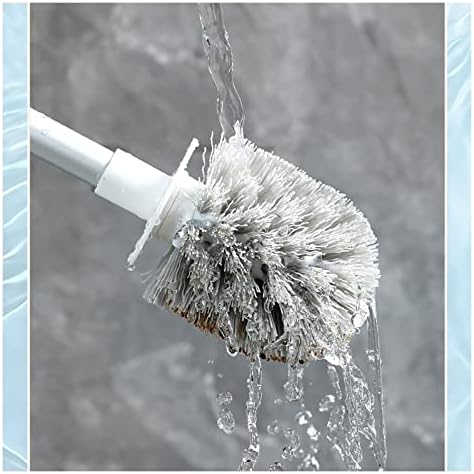 TOMYEUS Non-Slip Toilet Brush with Long Handle