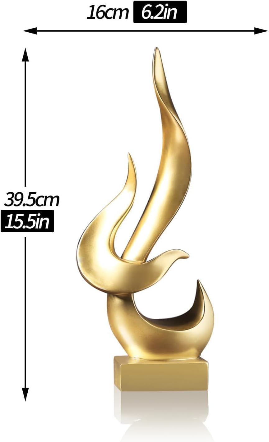 Magicsculp Gold Fire Sculpture with Gift Box 1