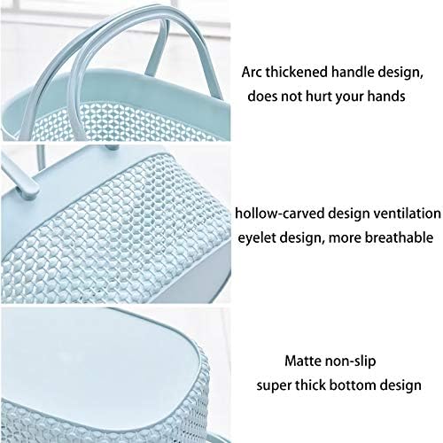 Rejomiik Portable Shower Caddy Basket with Handles