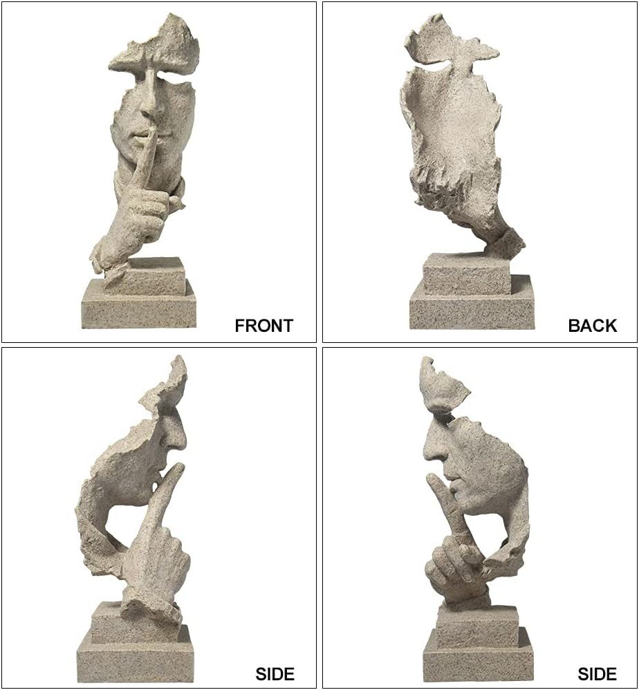 Fazhongfa Thinker Statue - Modern Abstract Art Resin Sculpture