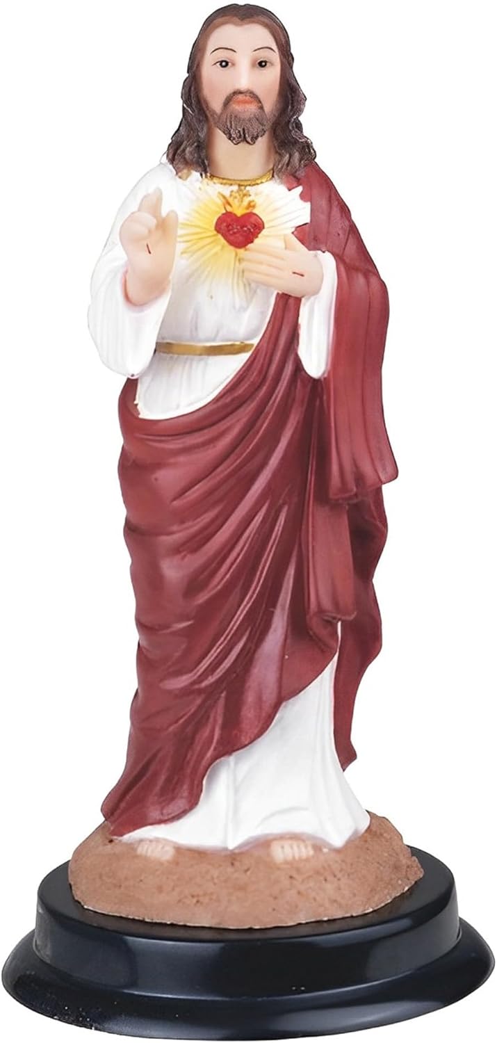 ICE ARMOR 5 Inch Sacred Heart of Jesus Statue
