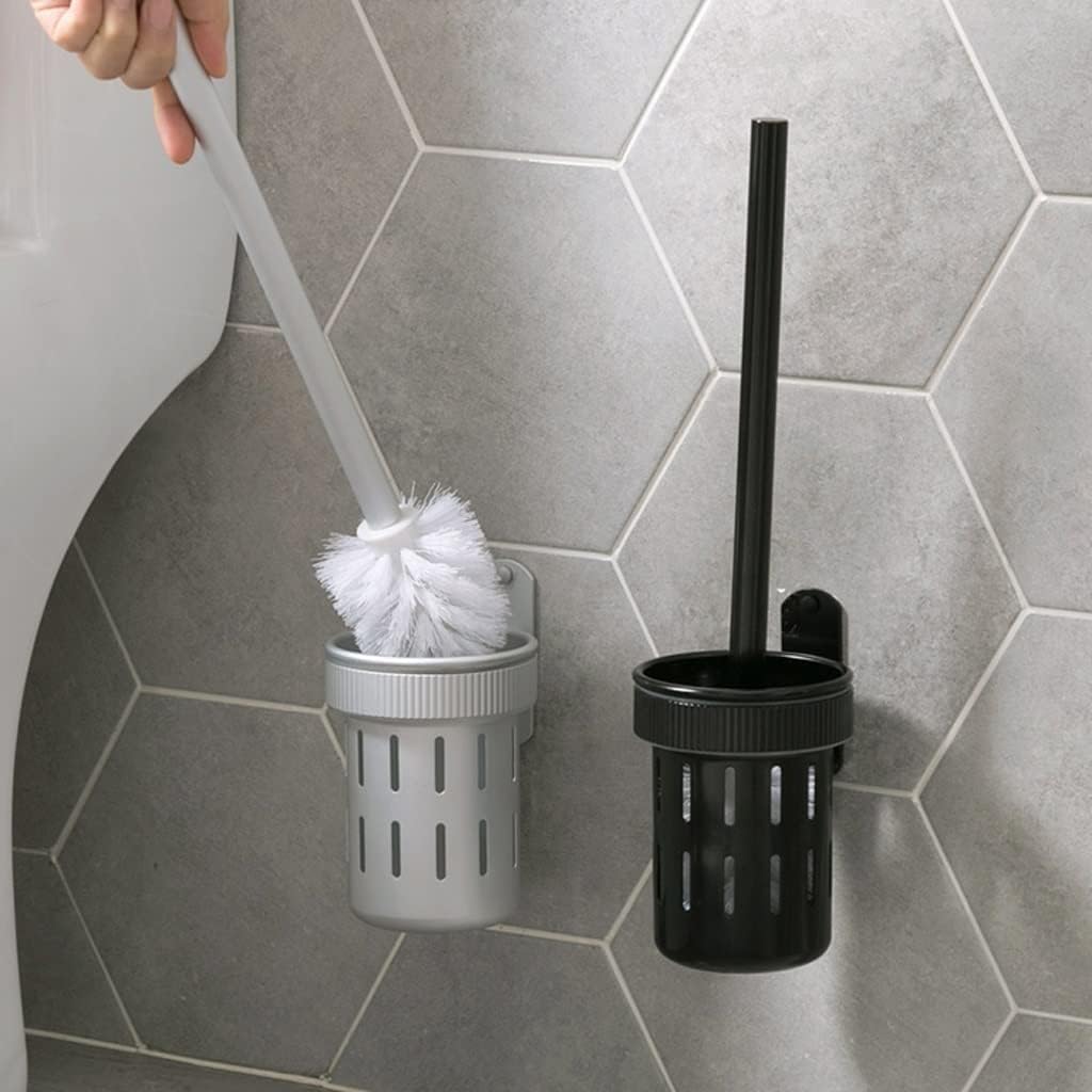 Toilet Brush and Holder Set - Black 360 Cleaning