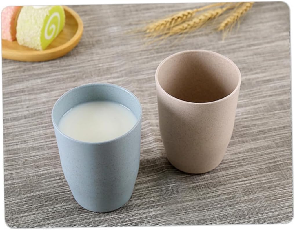 Gatuida Bathroom Rinsing Mug Wheat Stem Tumbler Cup