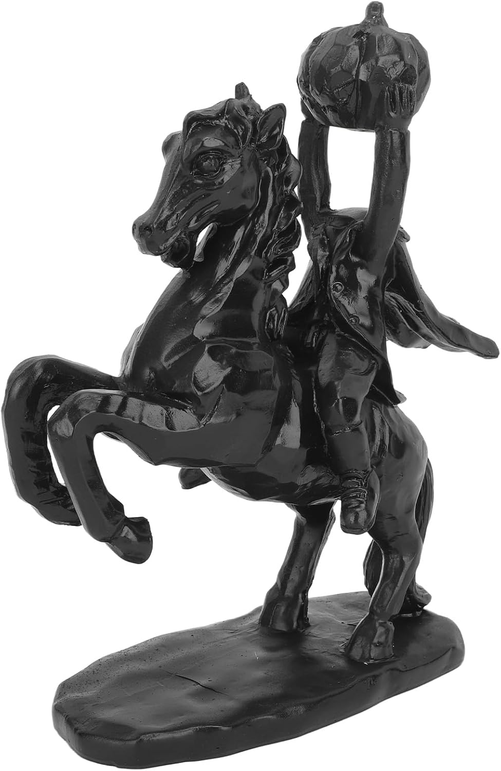 Fdit 22cm Headless Horseman Halloween Statue