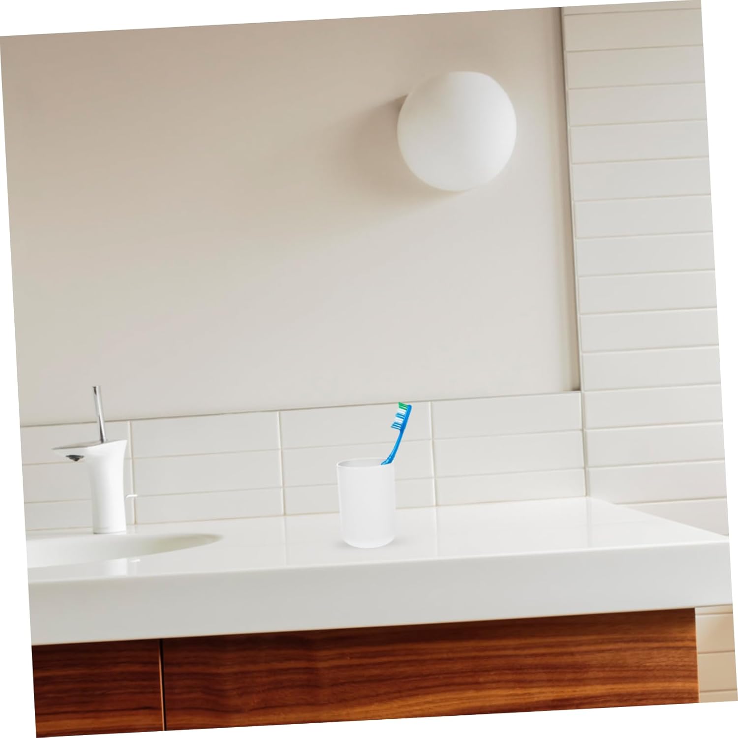 Anneome 2pcs Japanese Style Bathroom Toothbrush Cups 1