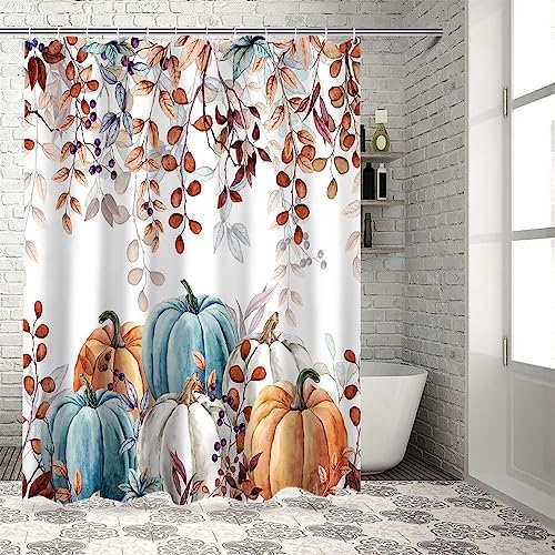 Vandarllin Fall Thanksgiving Shower Curtain Set 1