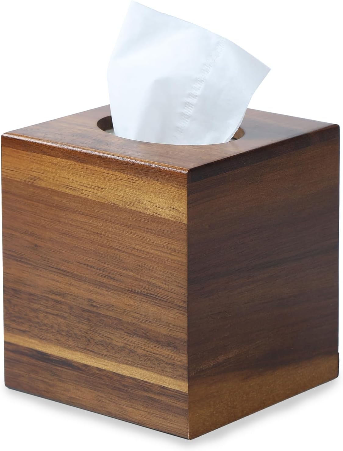 YANGQIHOME Acacia Wood Tissue Box Cover