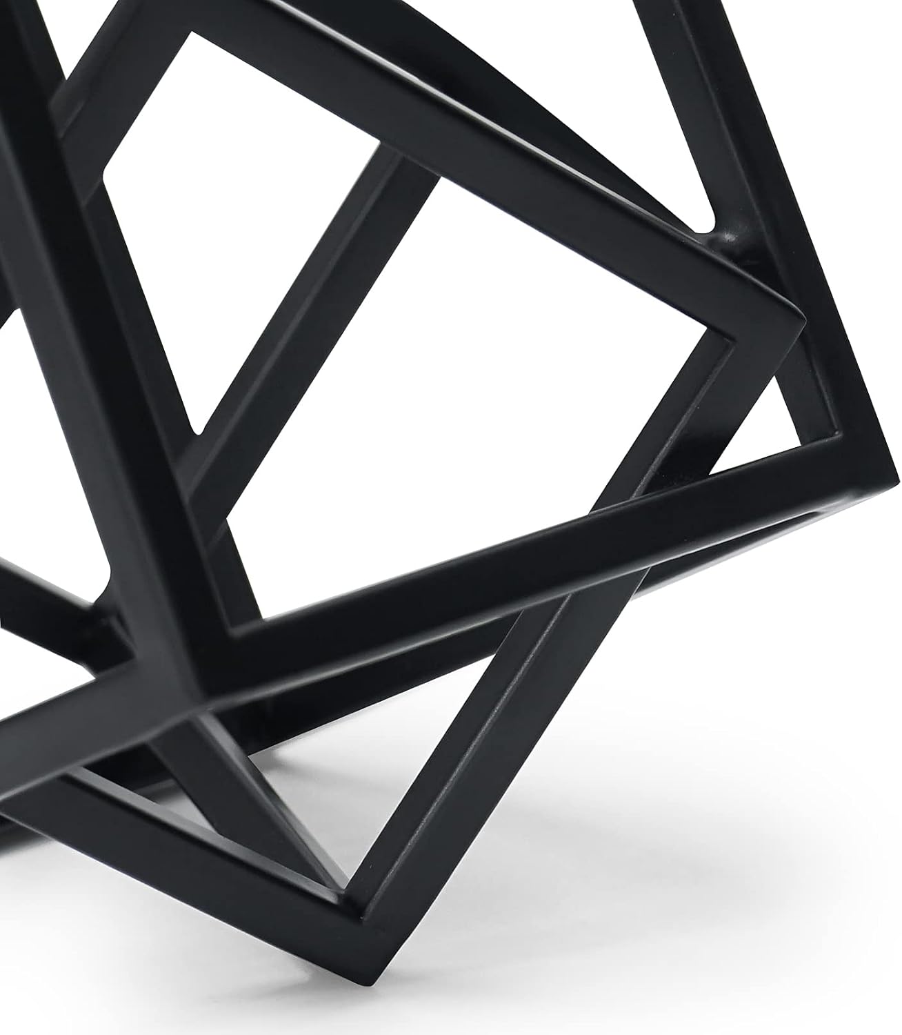 DreamsEden Brass Cube Sculpture Modern Decor Accent