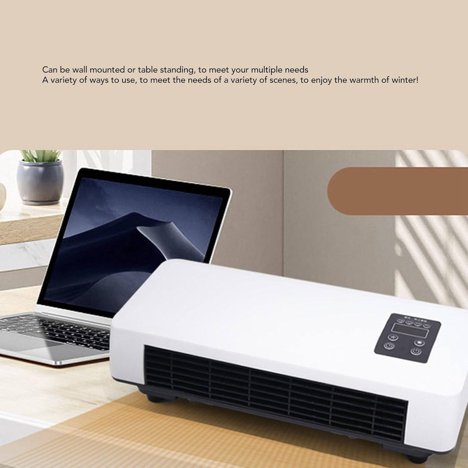 ZJchao 1500W Wall Mounted Space Heater with Towel Rack