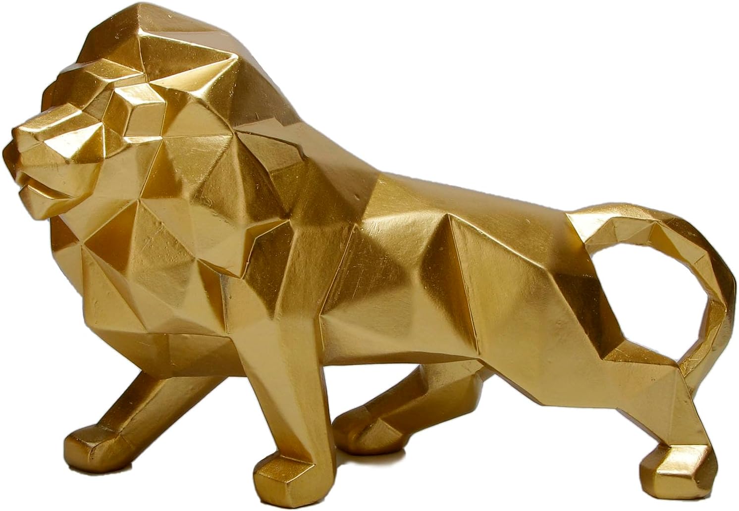 Wisifayardin Golden Lion Sculpture Resin Statue