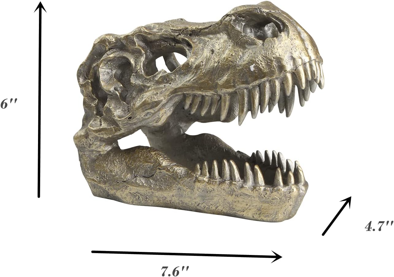 HEINBOW T-Rex Skull Resin Statue 76 Home Decor
