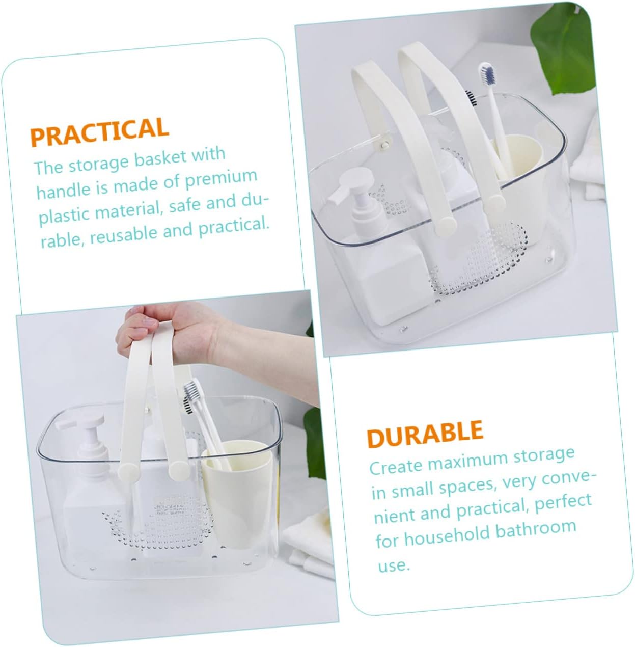 Cabilock Portable Shower Tote with Handle 1