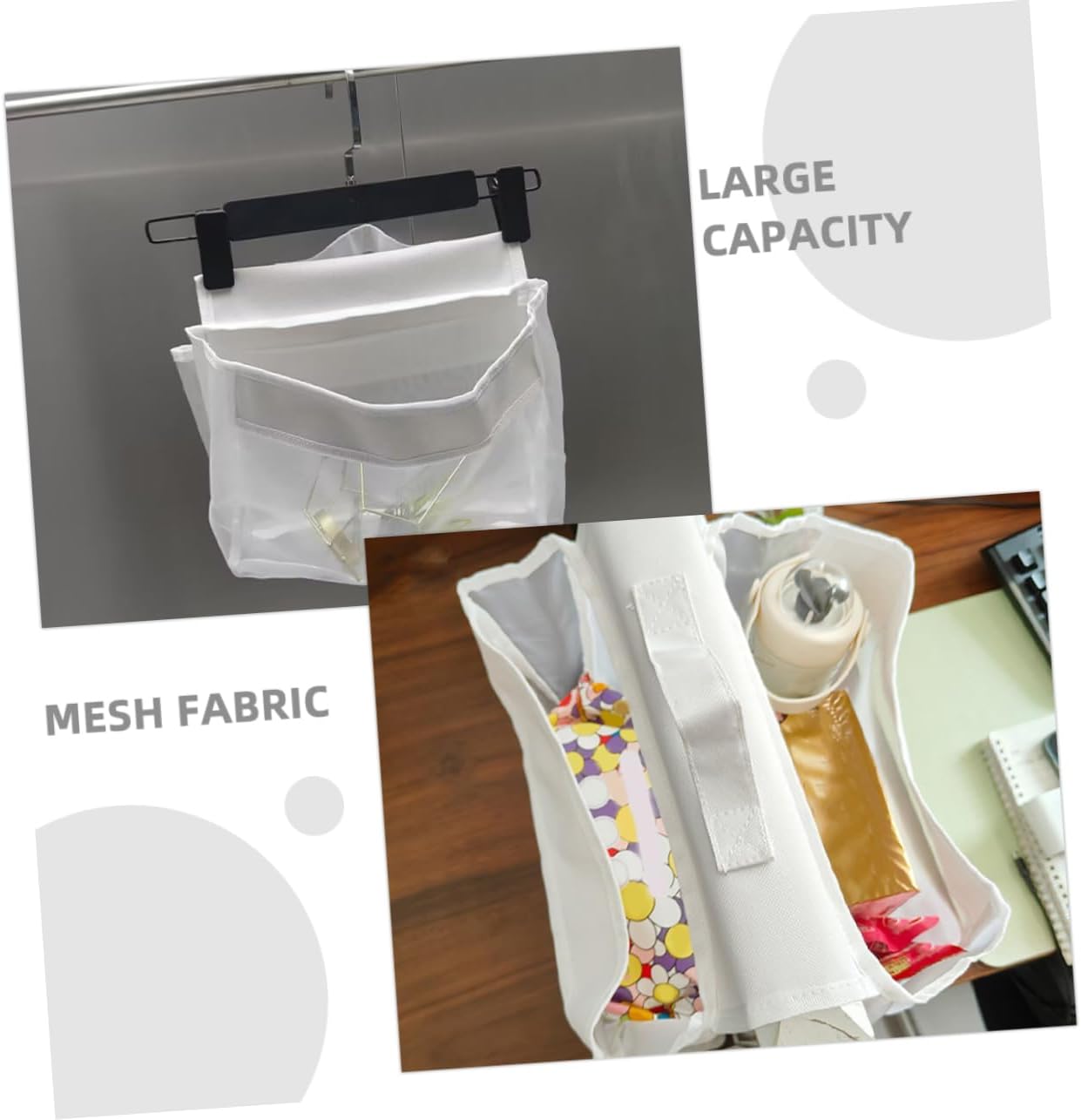 Luxshiny Saddle Shape Bath Storage Organizer