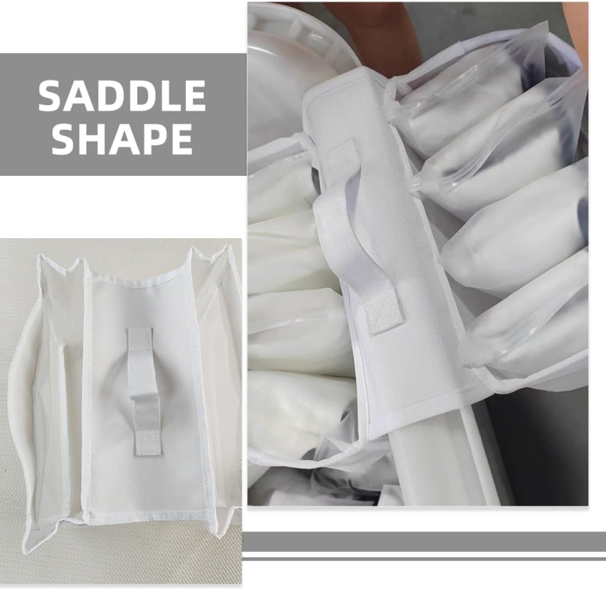 Luxshiny Saddle Bath Toy Organizer