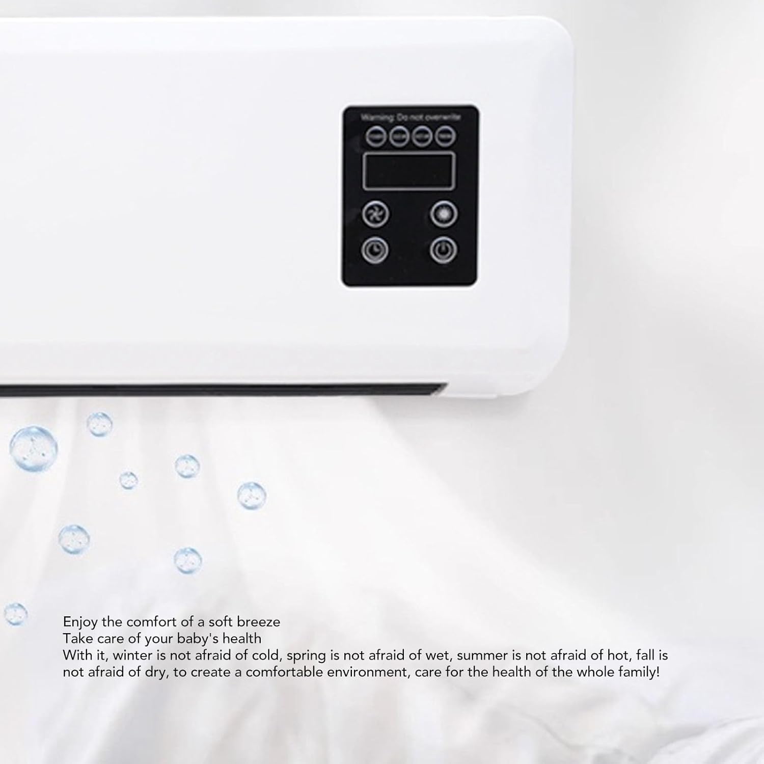 ZJchao 1500W Wall Mounted Space Heater with Towel Rack