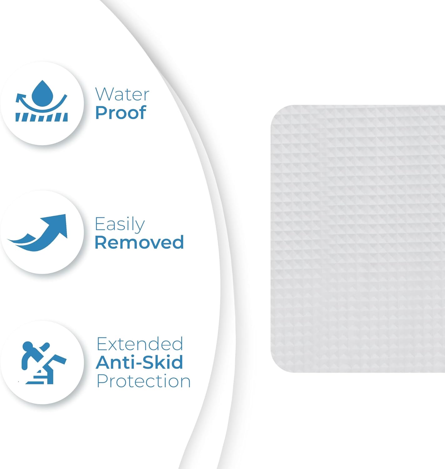 Clear Bloom Anti-Slip Shower Stickers 24 PCS