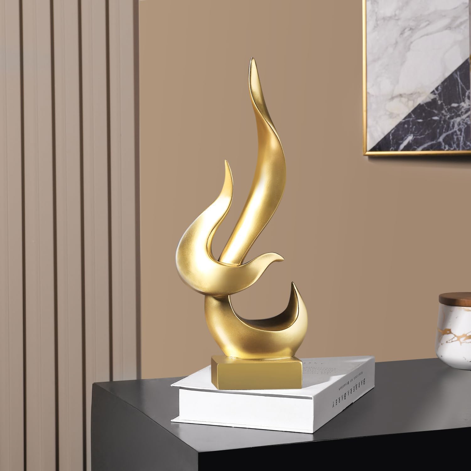 Magicsculp Gold Fire Sculpture with Gift Box 1