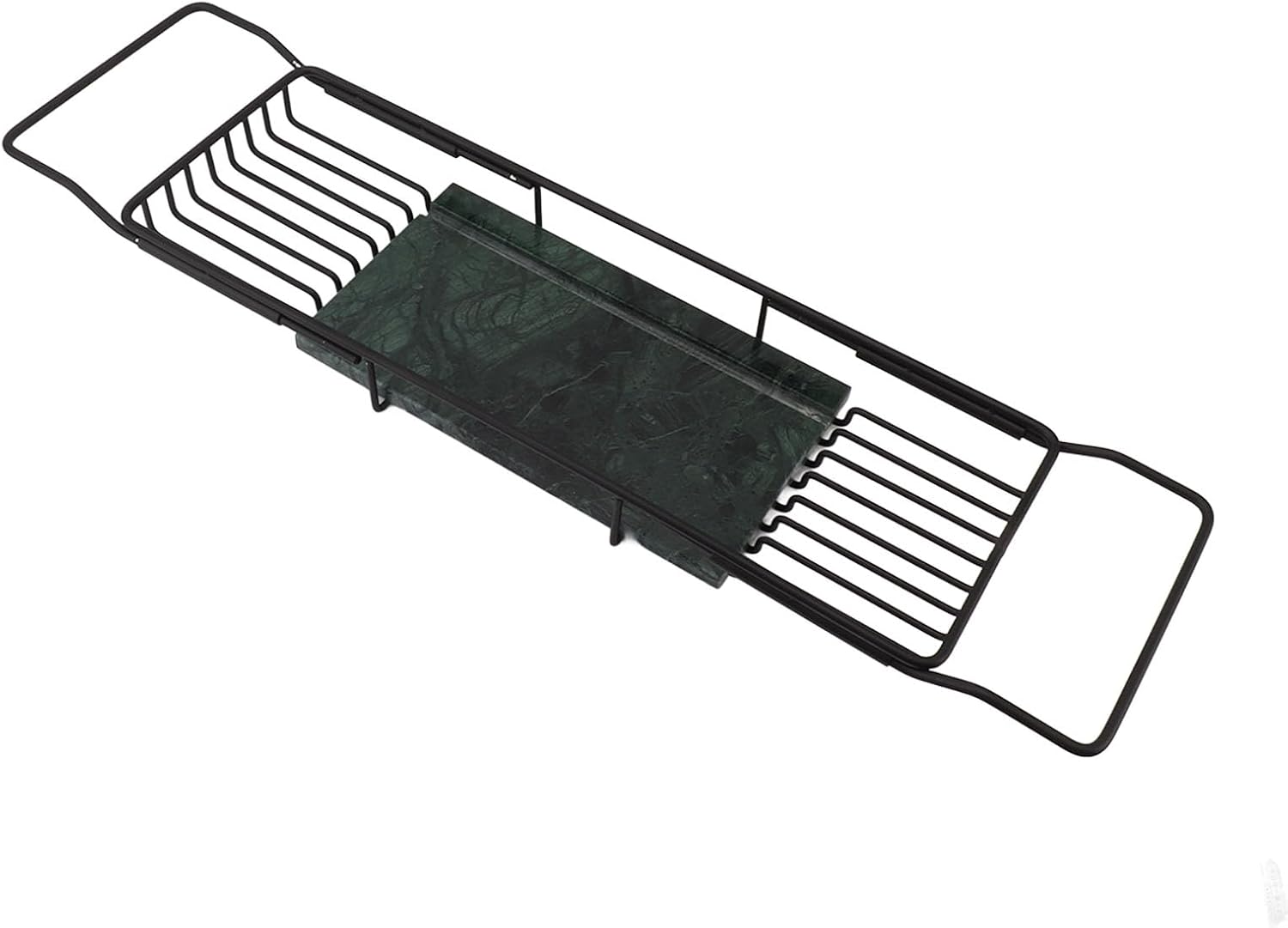 Fafeicy Metal Marble Bathtub Rack - Space Saving Anti Slip