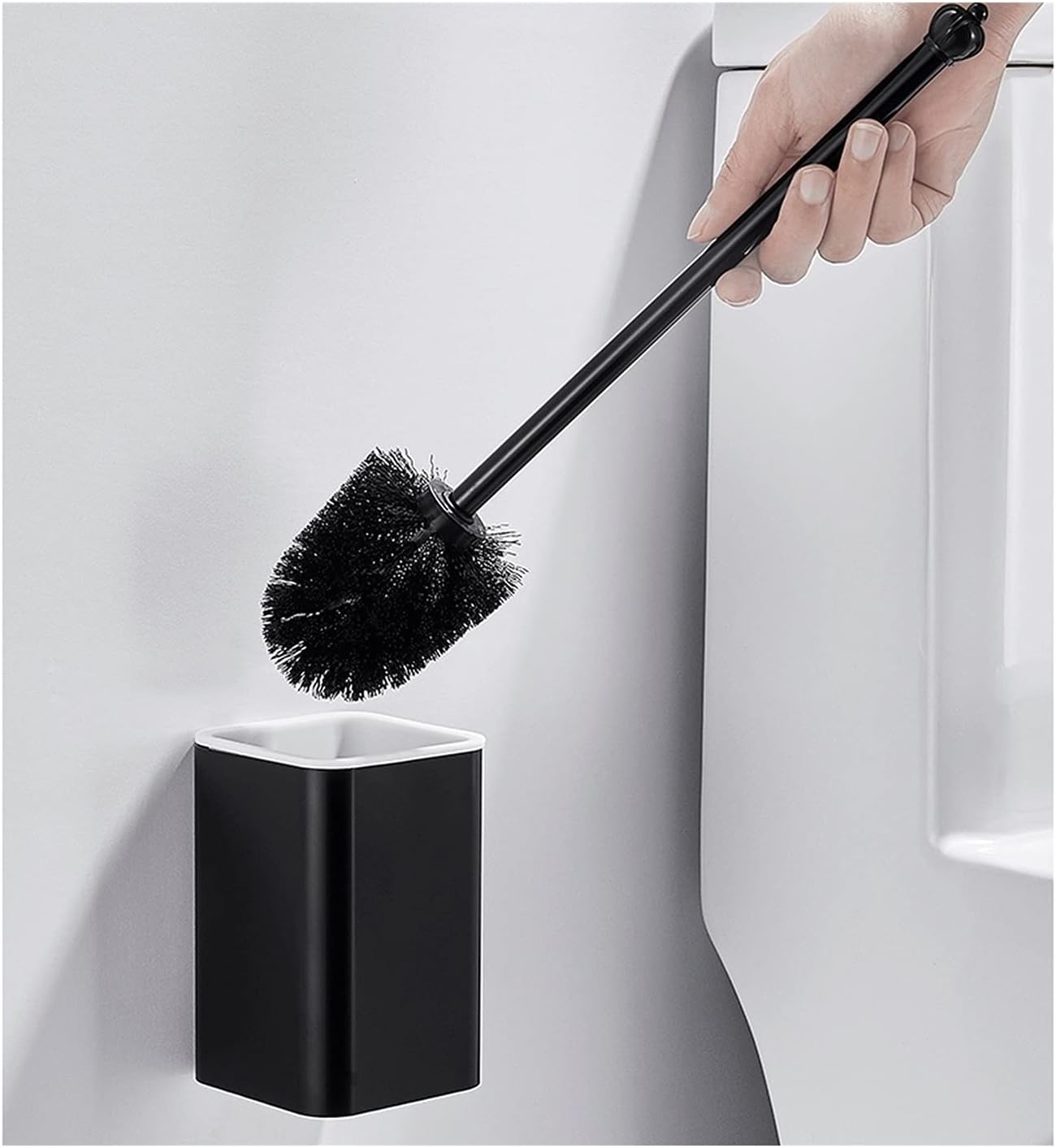 YANZHEXIN Strong Bristles Toilet Brush with Long Handle