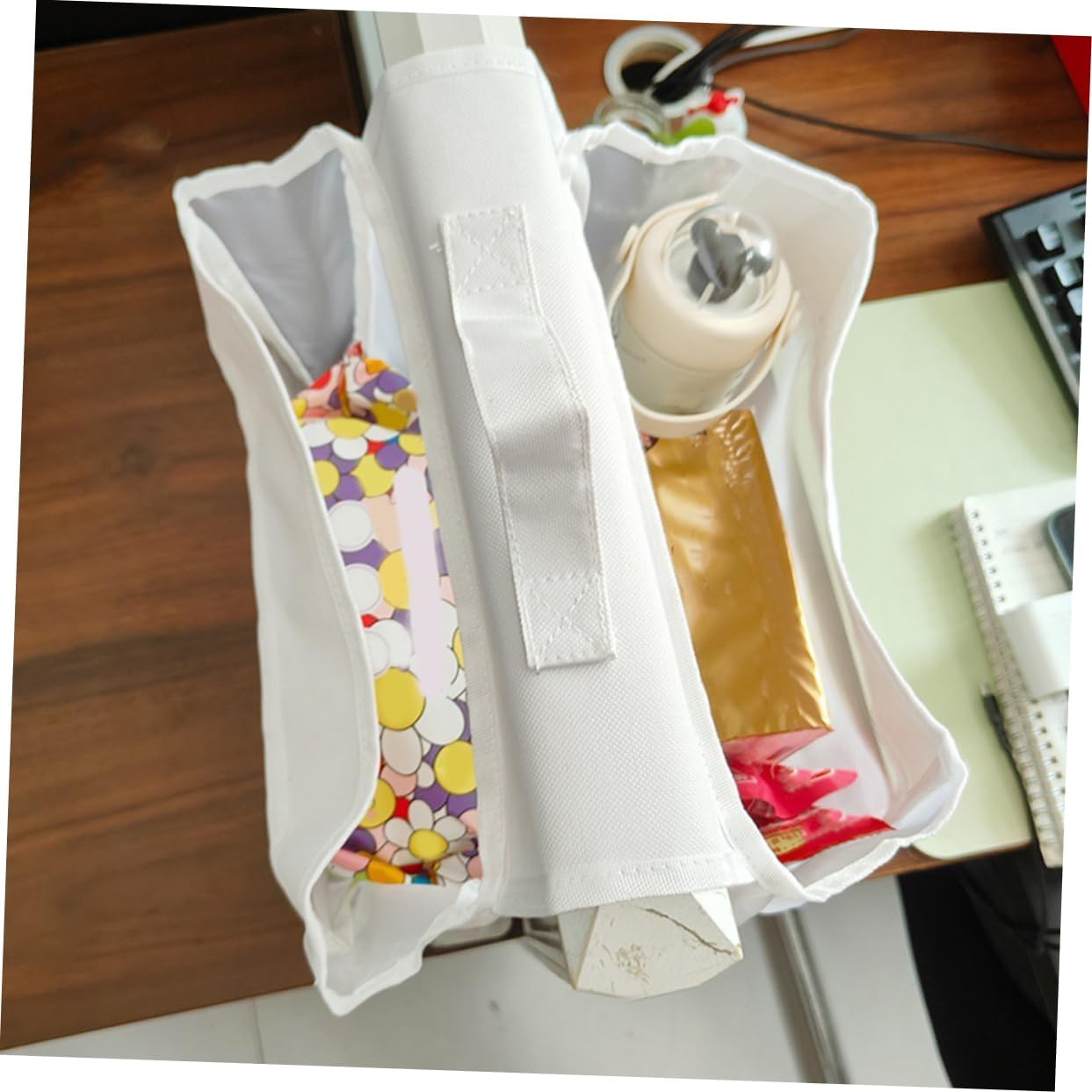 VOSAREA Saddle Shape Bath Storage Organizer Mesh Bag