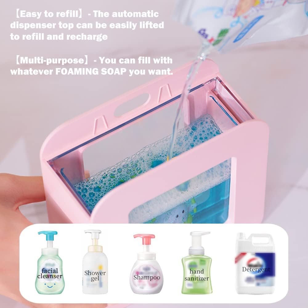 Automatic Foam Soap Dispenser - Unicorn Kids Touchless Wall Mount