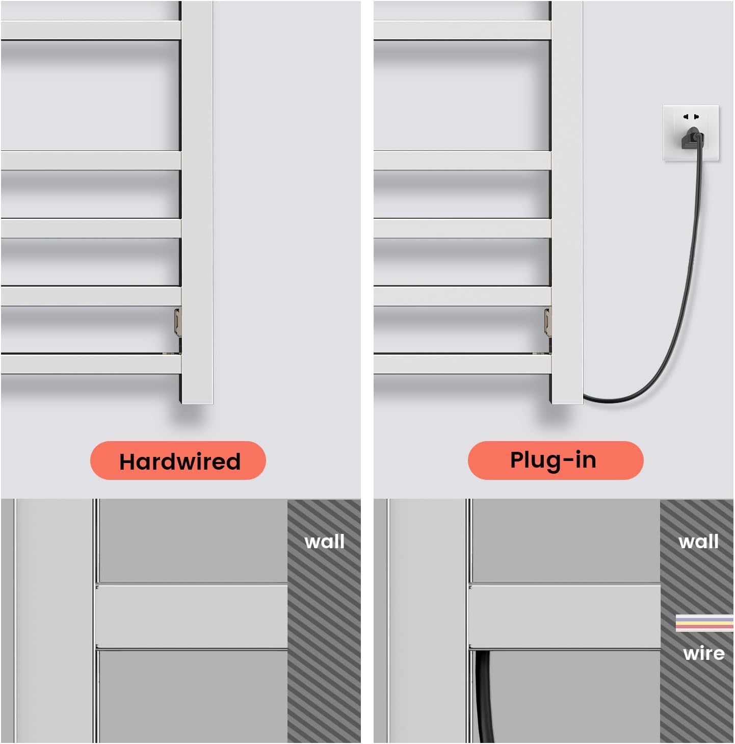 Colliford 304 Stainless Steel Wall Mounted Towel Warmer