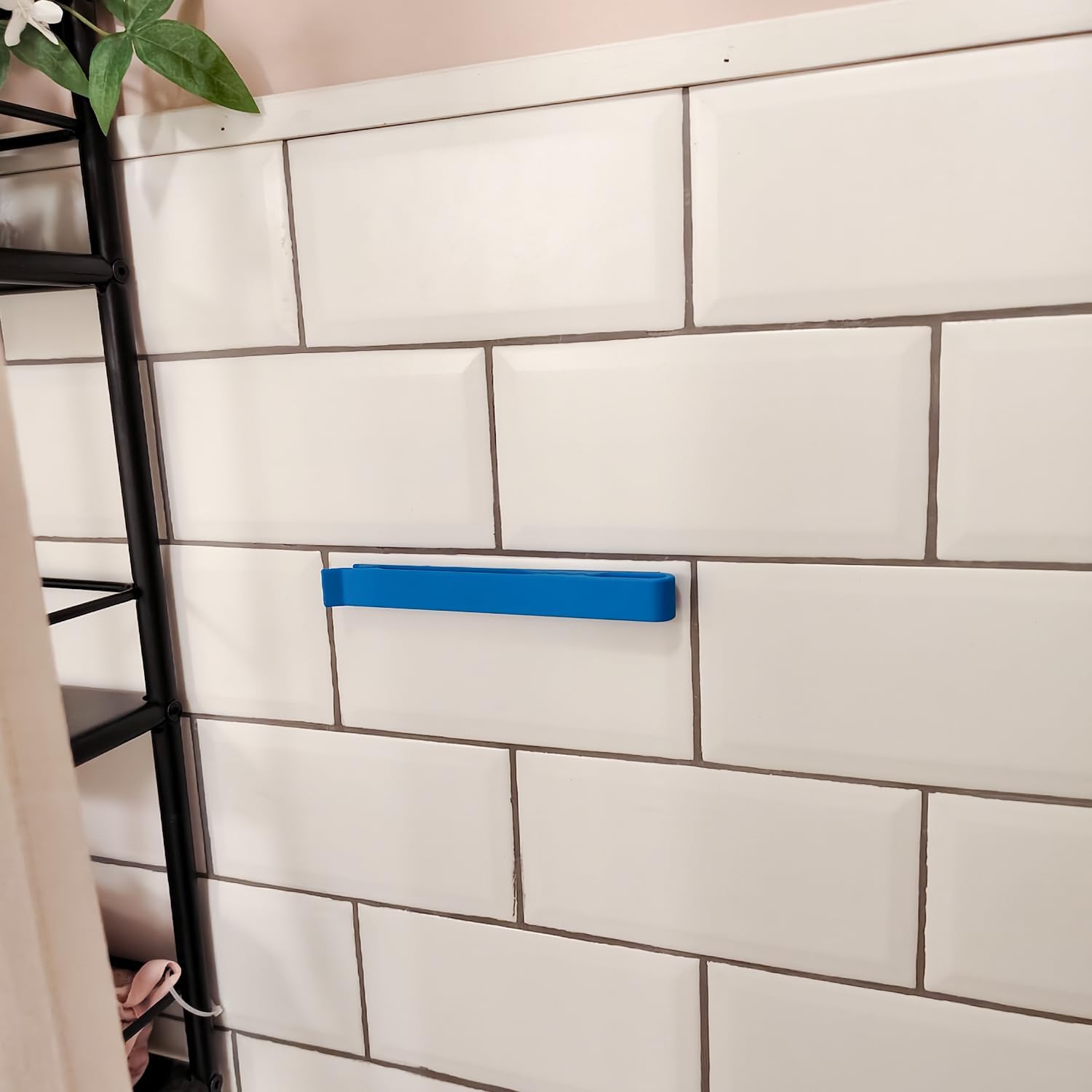 2 Packs Self Adhesive Shower Curtain Clips - Blue
