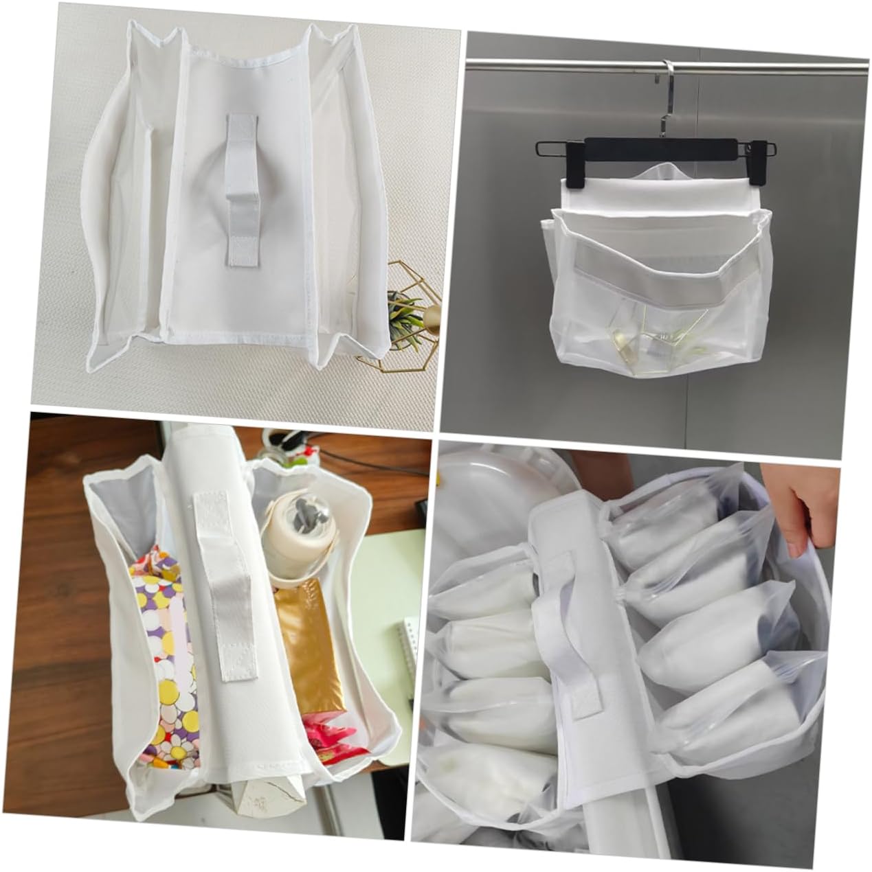 SHOWERORO Portable Mesh Bath Organizer Saddle Shape