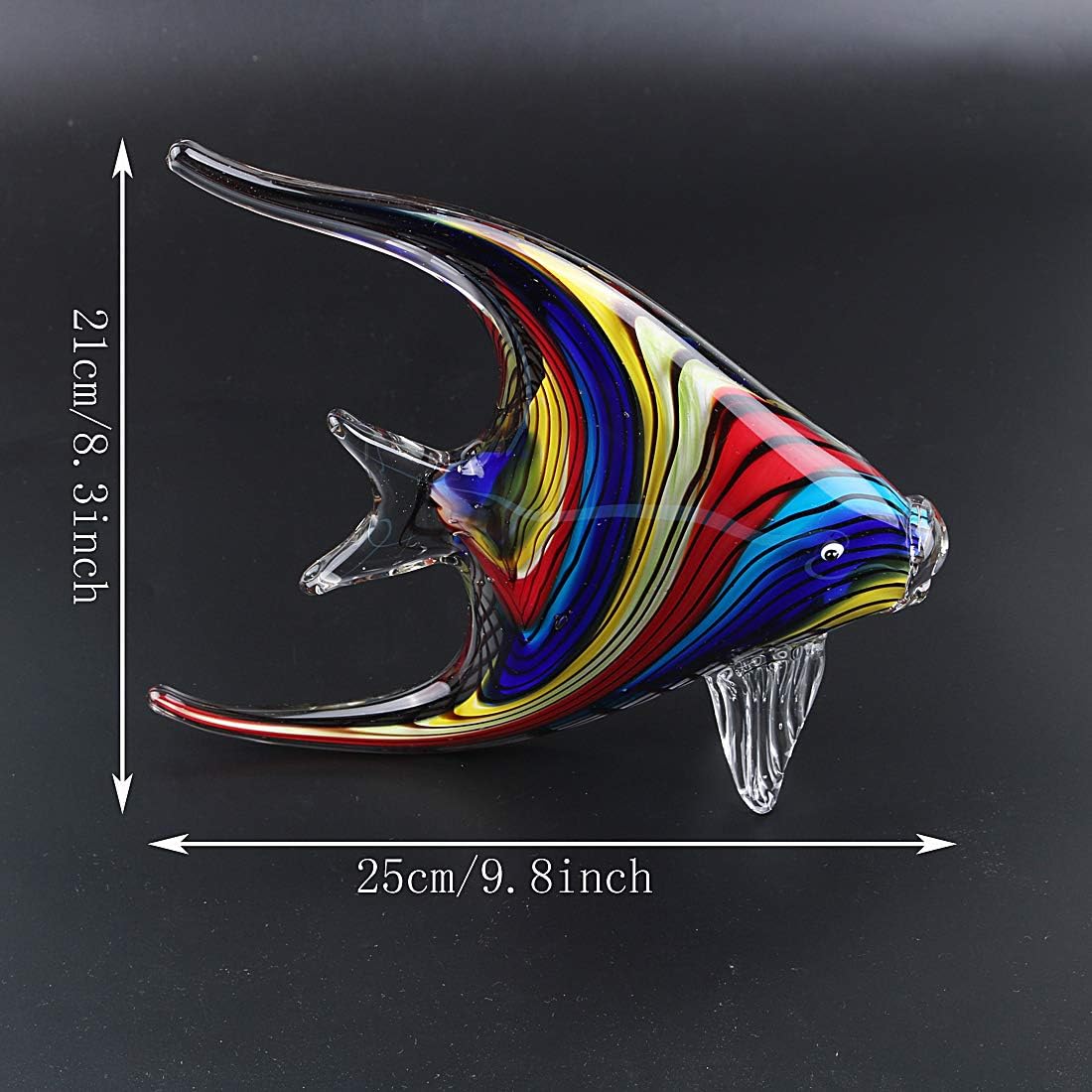 Quligeta Tropical Angel Swallow Fish Sculpture