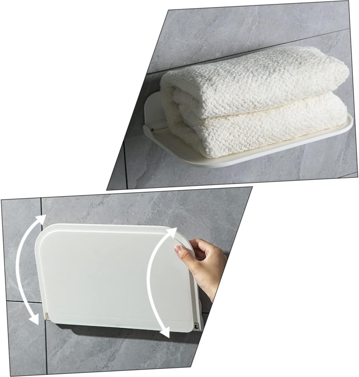SOPOTUTU Foldable Towel Rack for Bathroom 1