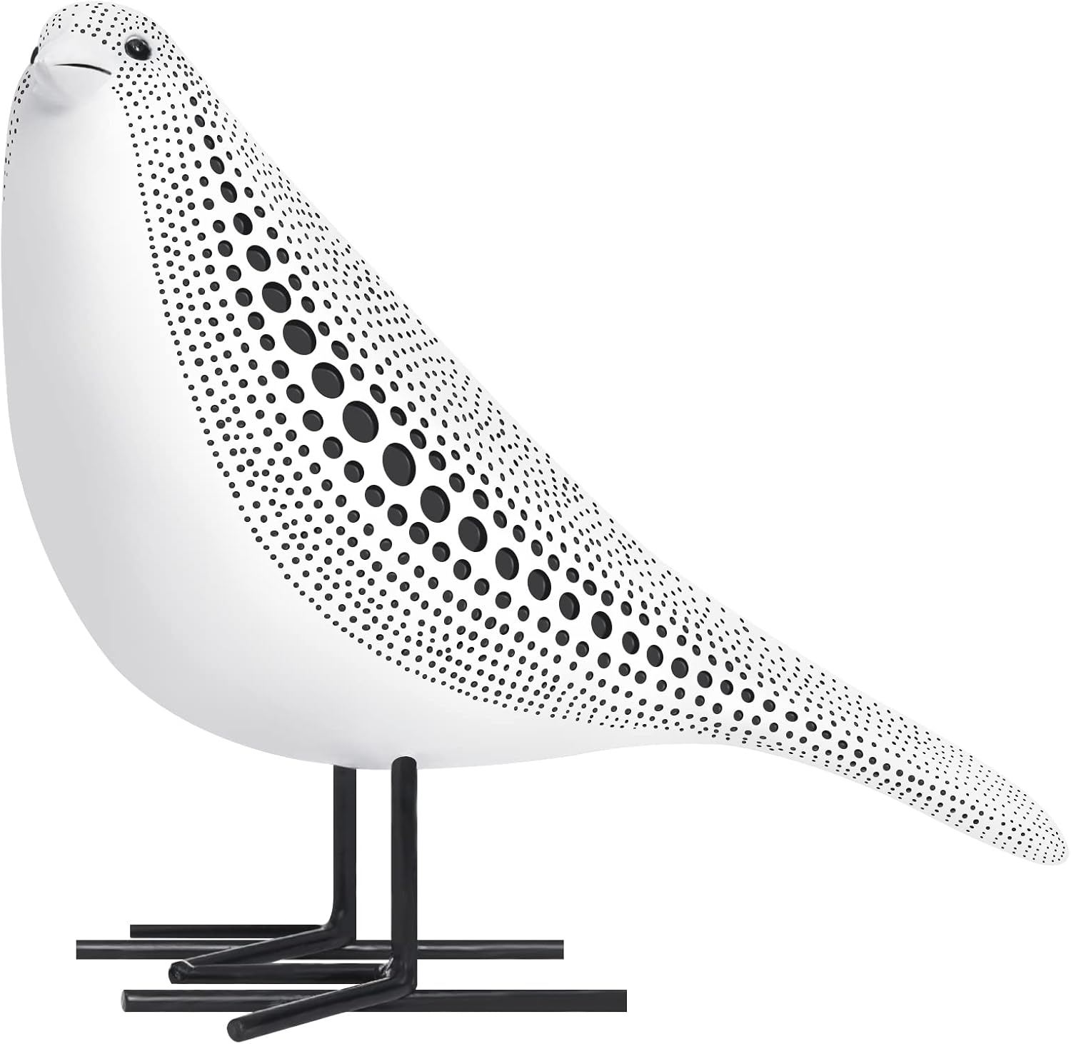 Quoowiit Bird Figurine with Polka Dots Design 1