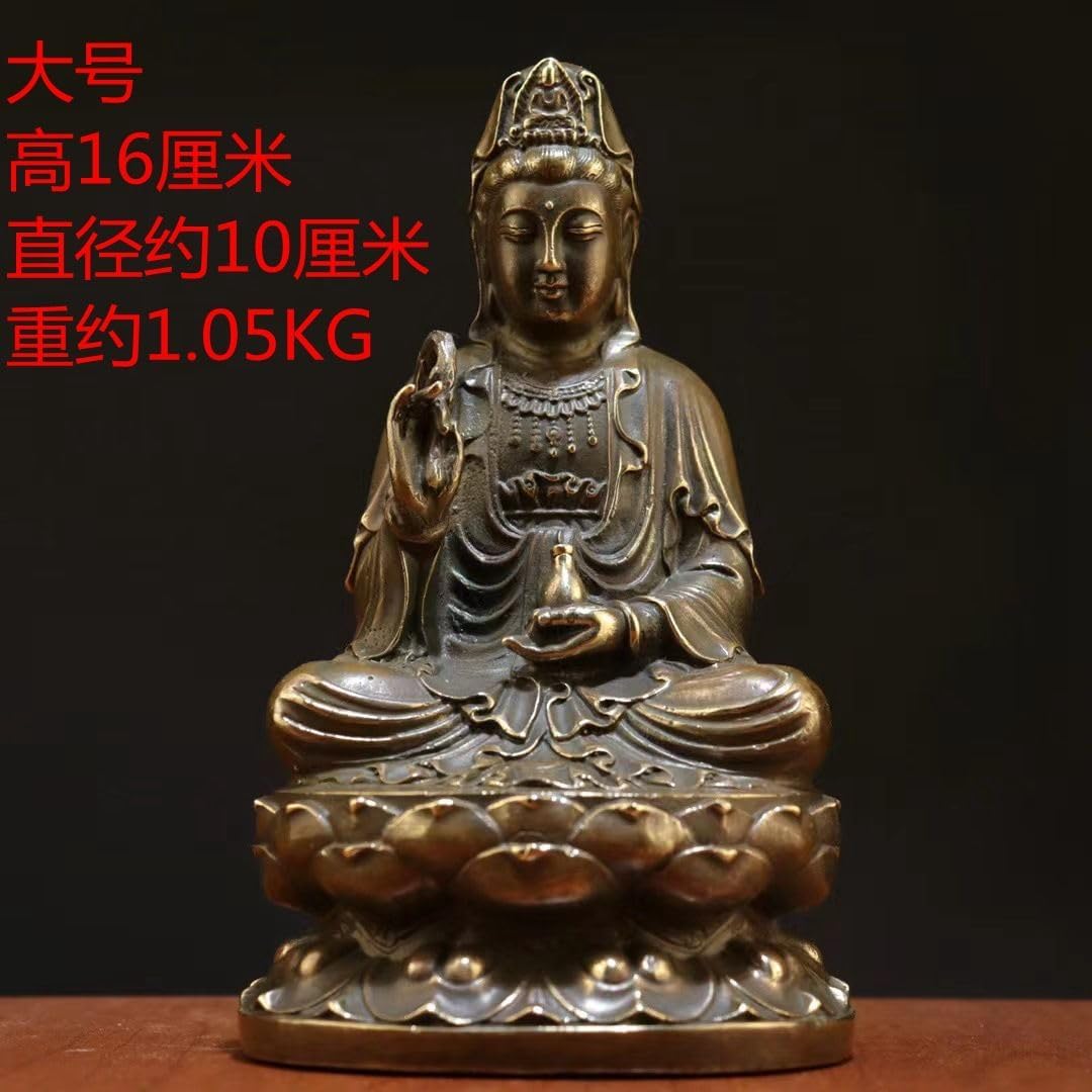Ecqizer Feng Shui Buddha Statue for Home Office Decor