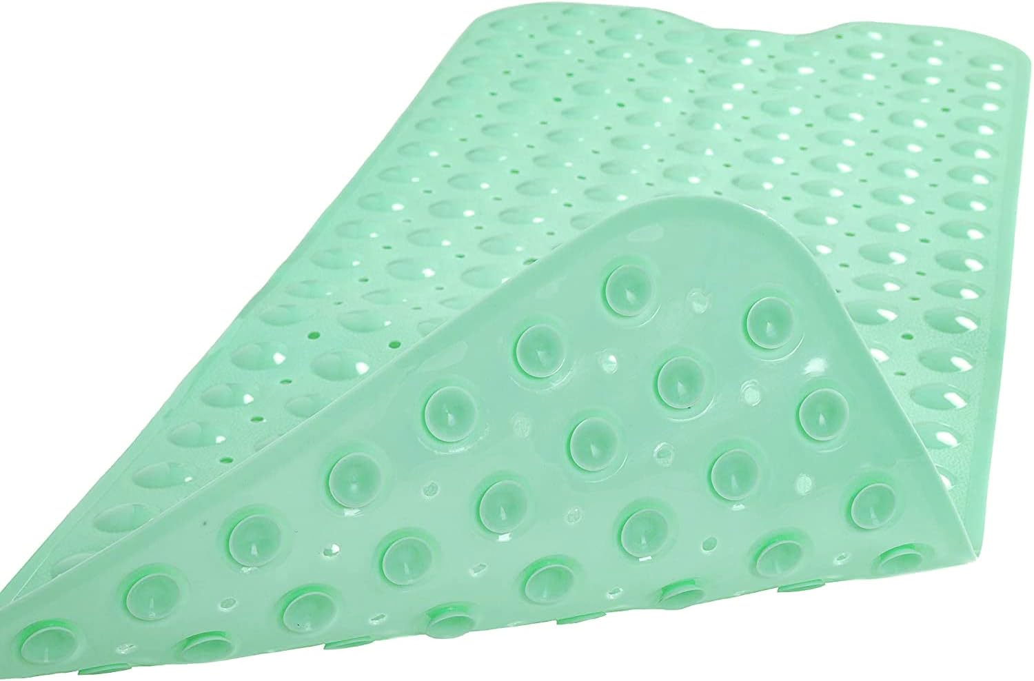 Linoows Non-Slip Bathtub Mat 39 x 16 Inch Pale Green