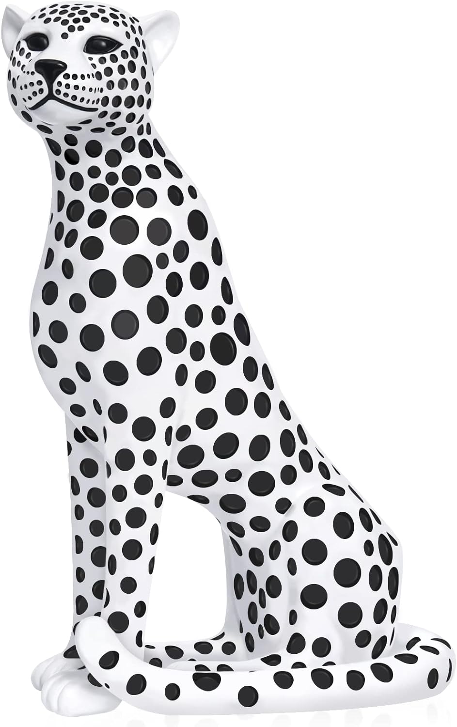 Quoowiit Leopard Sculpture for Home Decor