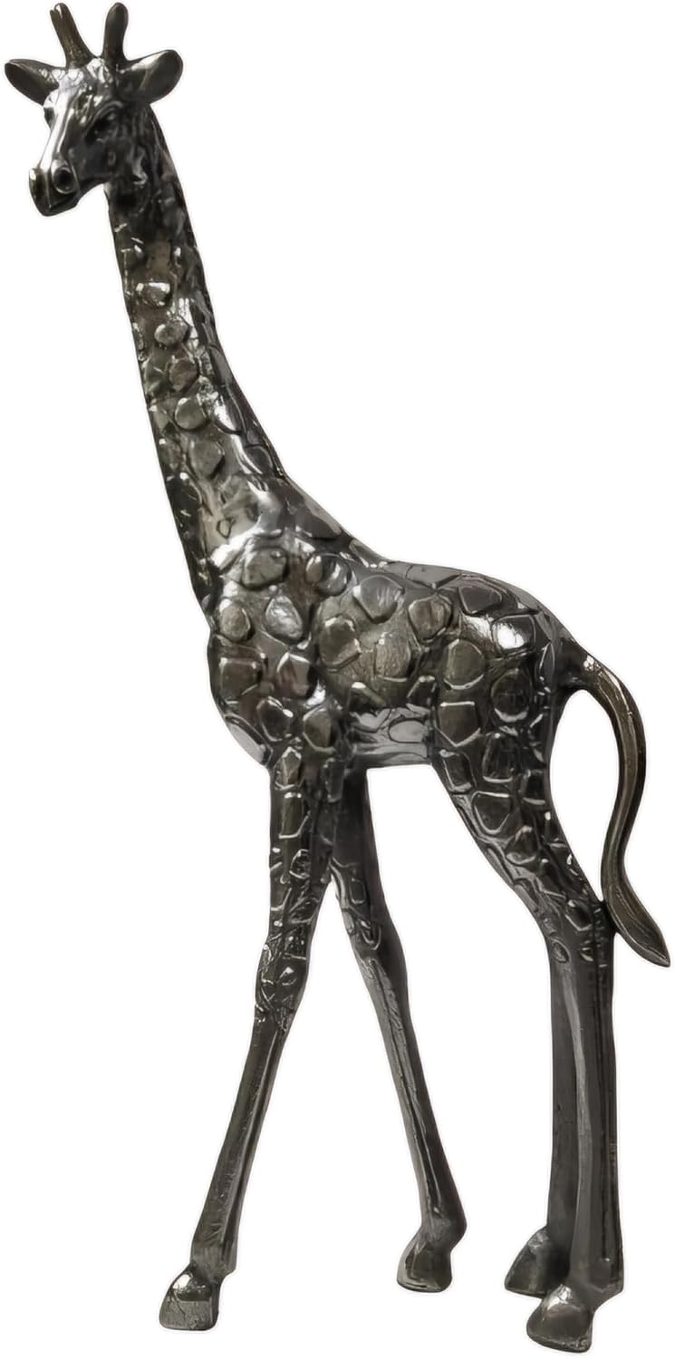 DECORVOID Metal Giraffe Sculpture Statue