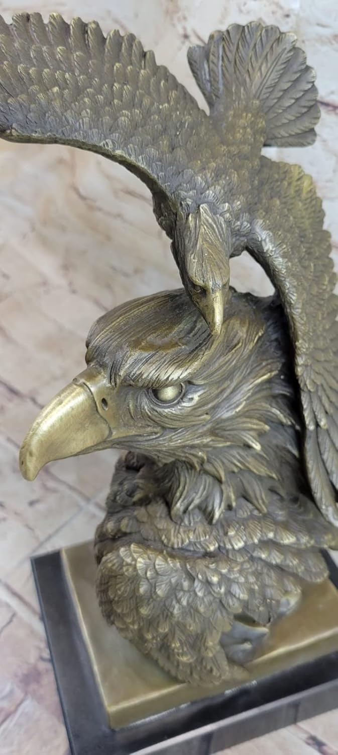 Victory Eagle Flight Statue Real Bronze Decorative Figurine