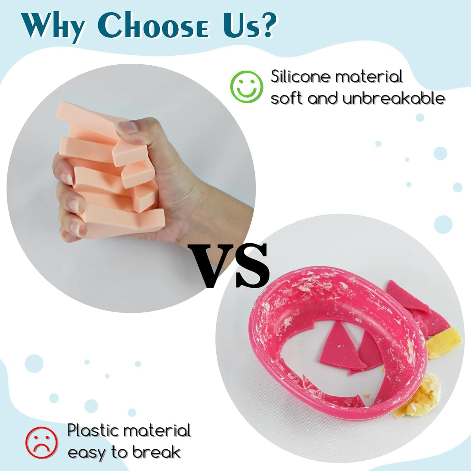 MRBULLOCK Silicone Soap Dish for Bar Soap Holder