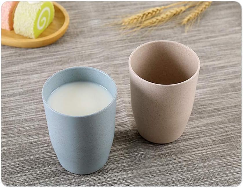 DOITOOL Bathroom Tooth Cup Simple Round Rinsing Mug for All Ages