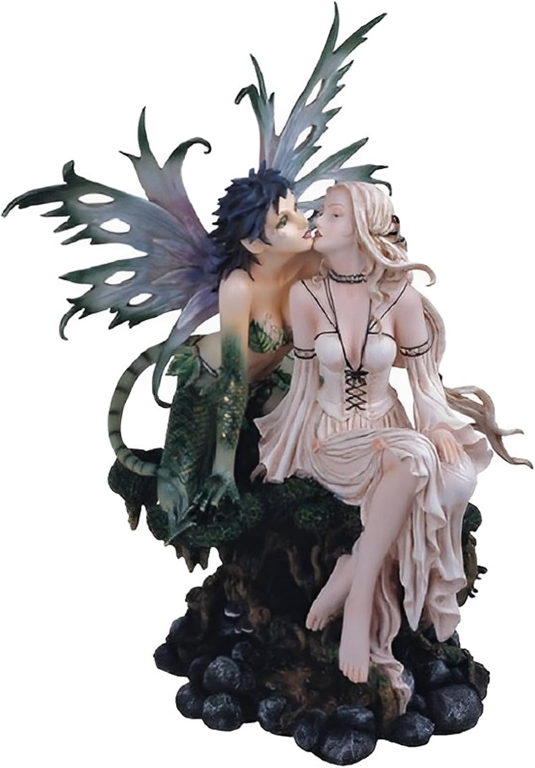 ICE ARMOR 19 Inch Green Forest Fairy Statue Figurine