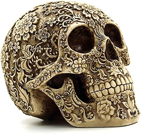 UJOY Creative Skull Flowers Sculpture 81 Inch Home Decor